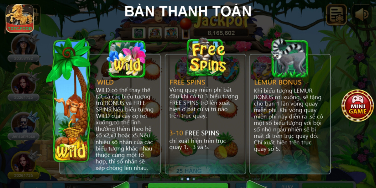 Biểu Tượng Đặc Biệt Tại Apes Go Wild TDTC - thien duong tro choi