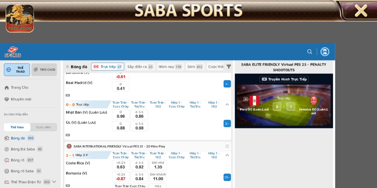 Cược bóng đá mang đến sự thú vị cho nhiều cược thủ