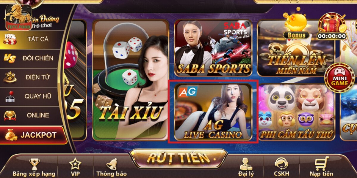 Giải jackpot cực lớn đang chờ đợi người chơi tại sảnh AG