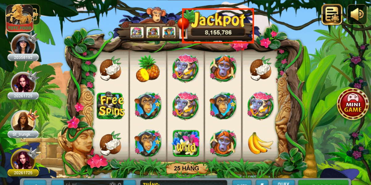 Mức Jackpot Apes Go Wild TDTC Đang Tích Được Bao Nhiêu?
